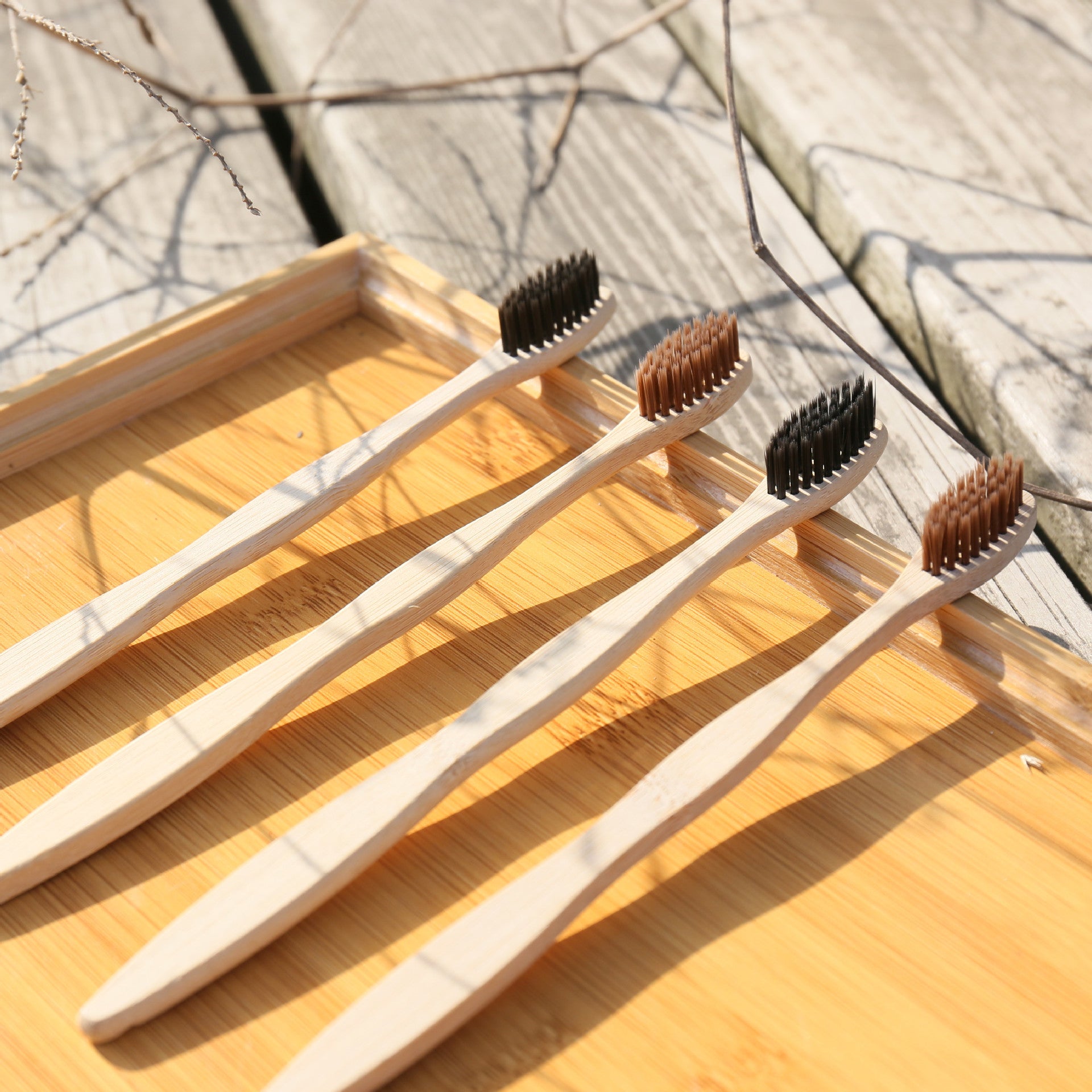 Organic Bamboo Toothbrush (10pc)
